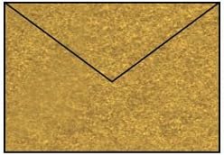 Paperado C5 Lined Tissue Envelope - Gold (Pack of 5)