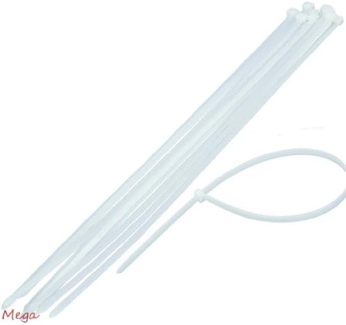 25 Pack 24" Cable Ties Heavy Duty 160lb 9mm x 24" Long Cable Ties Zip Ties