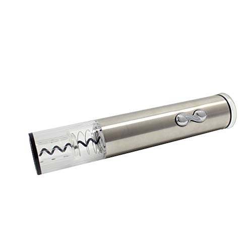 Electronic Wine Bottle Opener, LANBO Stainless Steel Corkscrew with Crystal Cap and Elegant Foil Cutter