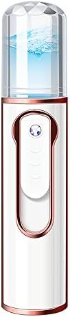 USB Humidifier Rechargeable Hydrating Instrument Female Portable Face Moisturizing Mini Handheld Wireless Aromatherapy (Color : White)