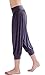 HOEREV Brand Women's Super Soft Modal Spandex Harem Yoga Pilates Capri Pants