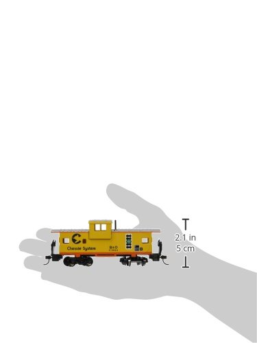 Bachmann Trains Chessie 36' Wide Vision Caboose-Ho Scale
