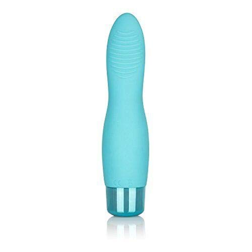 Flicker Silicone Vibrator Waterproof Blue