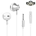Wired Headphones,in-Ear Earbuds Earphones,Noise Cancelling Waterproof Sports Earphones,Stereo Sound w i t h Built-in Mic f o r Phone 6/6s Plus/5s/SE, Android Smartphones,Galaxy,Tablets and More