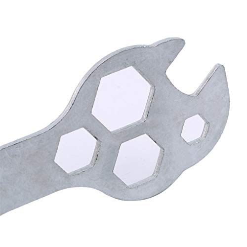 Meolin Durable Bicycle Key Stainless Steel Hexagon Spanner Repair Tool Kits Multifunction Wrench Flat Spanner Bike Repair Tool Set