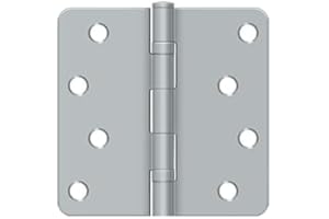 Deltana S44R4BB26D Ball Bearings Steel 4-Inch x 4-Inch x 1/4-Inch Radius Hinge
