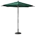 Guide Gear 9' Market Patio Umbrella with Pulley System Hardwood Pole, Hunter Green