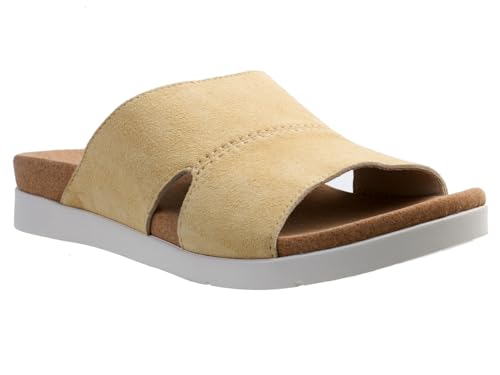 Spenco Women's Sunrise Slide, Chamomille, 7 Wide