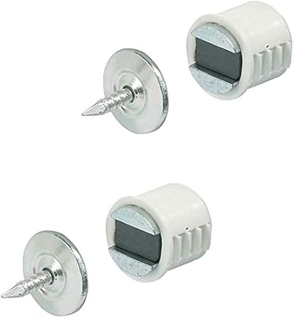 Arretierungen Baumarkt 2 Stück Magnetverschluss flach Magnetschnapper