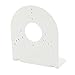uxcell White Steel Wall Mount Security CCTV Dome Camera Bracket 138x68x160mm