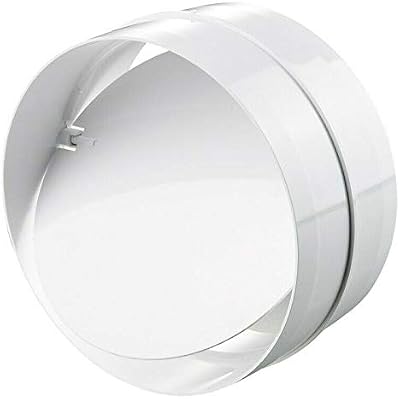 Fantronix 150mm Circular Duct Connector Backdraught Shutter 6" Non-Return Damper