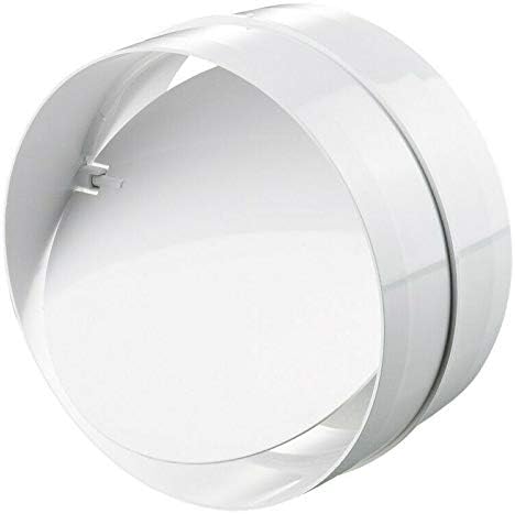 Fantronix 150mm Circular Duct Connector Backdraught Shutter 6" Non-Return Damper