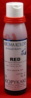 Red Airbrush Food Coloring by Kroma Kolor