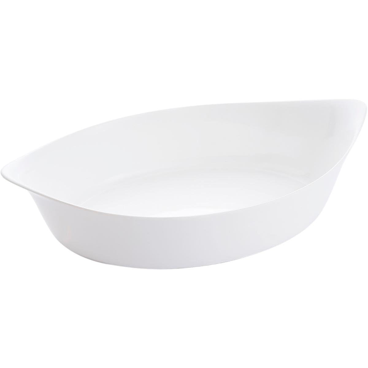 Luminarc - Smart Cuisine Carine Oval 250°C - Innovative Glass Oven Dish - Lightweight and Extra Durable - Easy to Clean - Made in France - Dimensions 38 x 23 cm