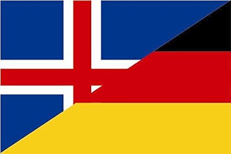 U24 Bandiera Bandiera Islanda Della Germania Boot Bandiera Qualita Premium 100 X 150 Cm Amazon It Sport E Tempo Libero