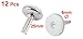 uxcell External Thread Furniture Glide Level Leveling Foot 6mm x 23mm 12 Pcs