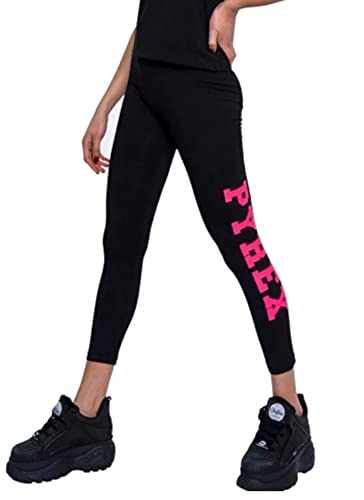 Pyrex Leggings Donna stampa logo lato 42239 xs nero | Prezzo.it