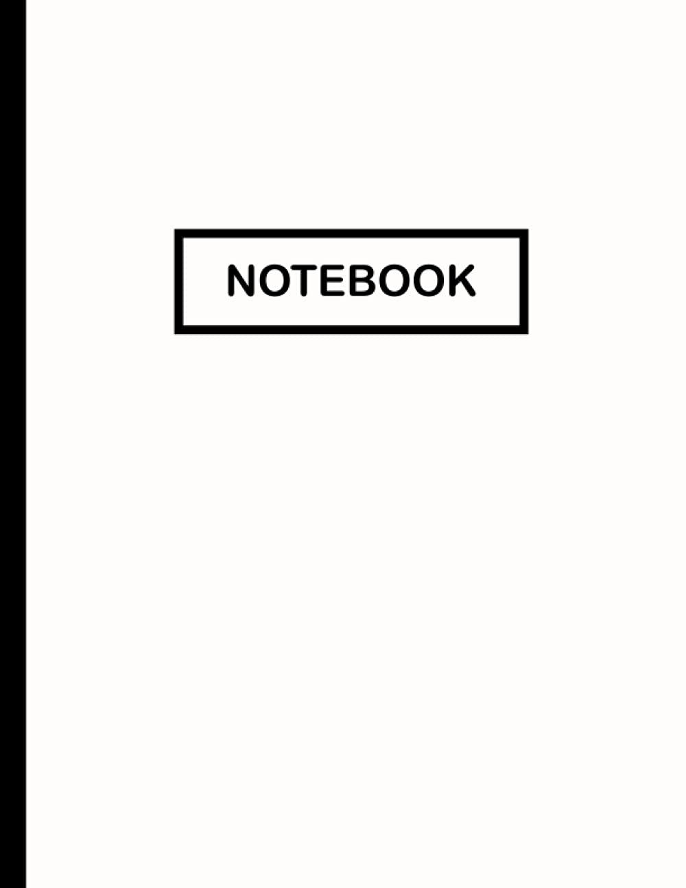 Notebook: Big Notebook for Writing 500 Pages : College Ruled Paper - White Cover