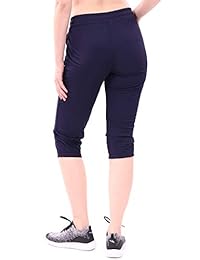 Pantalones de chándal capri de cintura elástica para dama WuhouPro