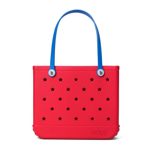BOGG BAG - Tote for Beach, Pool, Boat, Sports - All Purpose EVA - White Buttons