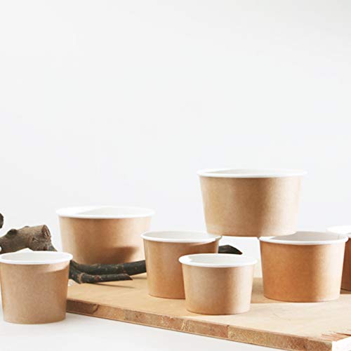 One of the best things about these paper ice cream cups is their convenience. They are disposable, which means you don't have to worry about washing them after use. This makes them perfect for parties and picnics, where you need to serve individual desserts to a large group of people.