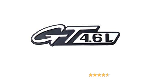 1996 1998 Mustang Gt 4 6l Chrome Fender Side Replacement Emblem 5 25 X 1 25 Automotive Mouldings Trim