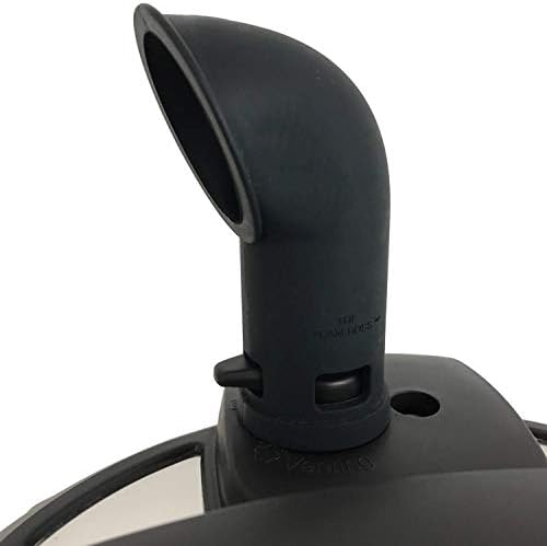 The Steam Boss - Steam Release Diverter | Kitchen Accessories Compatible with Instant Pot Duo, Plus, Smart, Viva Models | All Quart Sizes, 3 mini 6, 8 | Gadget for Home and RV (Black)