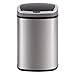Kitchen Trash Can for Bathroom Bedroom Home Office Automatic Touch Free High-Capacity Garbage Can with Lid Brushed Stainless Steel Waste Bin 13 Gallon / 50L primary