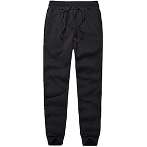 Heren Warme Fleece Broek Sherpa Gevoerd Joggingbroek Winter Actieve Track Joggers Broek