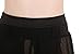 JAKY Womens Sheer Sarong Side Slit Beach Skirt Swimsuit Cover Ups Swimwear(Black M)