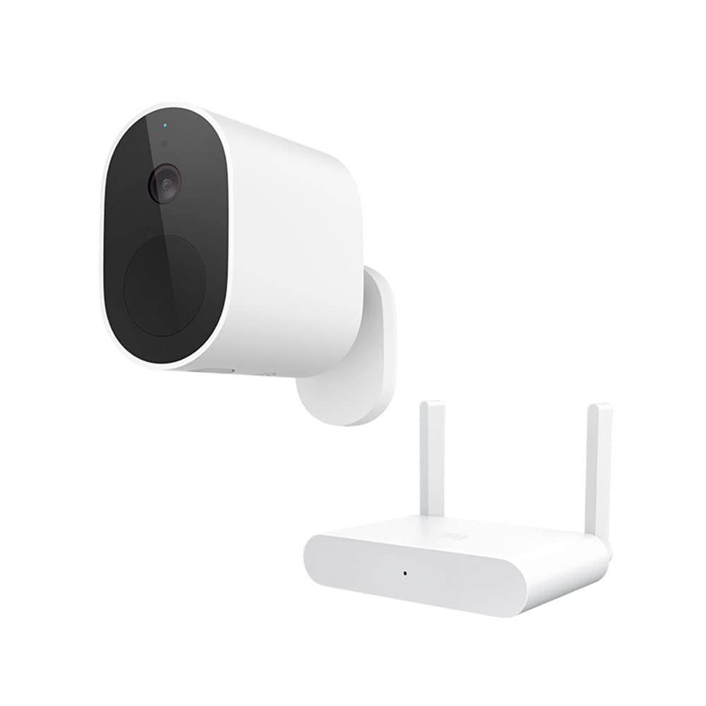 XIAOMI Mi Wireless Outdoor Security Camera 1080p add-on – Weatherproof, 2-Way audio, 130° wide angle, 7m PIR human detection [Official UK], White, BHR4433GL