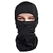 Winter Balaclava - Windproof Ski MasK-Cold Weather Face Mask Motorcycle Neck Warmer Cycling Beanie or Tactical Balaclava Hood - Thermal Comfortable Moisture Wicking-for Men Women Boys Girls (Black F)