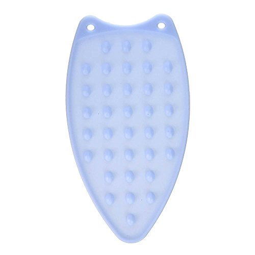 Eutuxia Silicone Rest Pad for Iron. Perfect Combination with Ironing Board and Mat. Hot, Heat Resistant and Universal Fit. Spikes Help Cool Iron Faster While Keeping You Safe. Hang for Easy Storage.