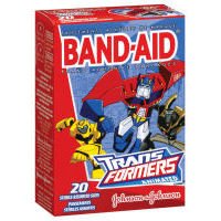Band-Aid Children's Transformers Adhesive Bandages-20ctAssorted Sizes