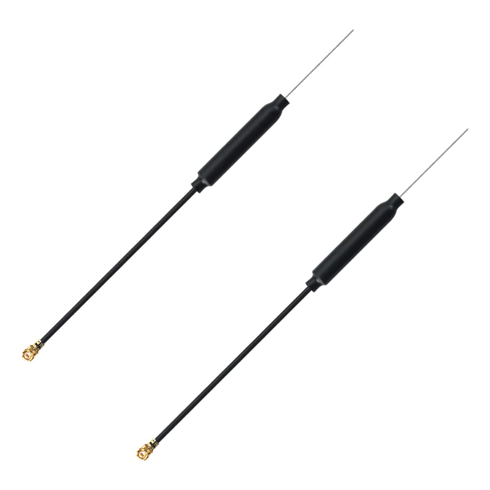 2.4GHz Linear Dipole Antenna U.FL IPX Connector Omni-directional UFL IPX Antenna Wireless Network Card Extension (Pack of 2)