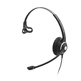 DeskMate Single-Ear Corded Office Telephone Headset, Office Central