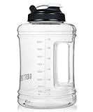 Large Water Bottle With Handle Big Capacity Water Bottle FDA approved Sports Water Bottle BPA-FREE Drinking Water Container Jug Fitness Water Bottle for Gym Training Drinking Bottle