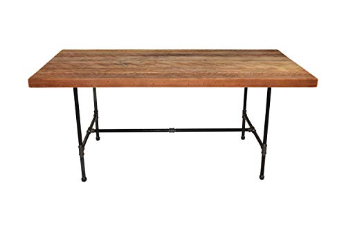 Dining Table, Kitchen Table, family rom Table, Industrial Rustic Mix, Barn Wood, Reclaimed 2.5" thickness Fast Shipping