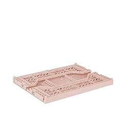 AYKASA Collapsible Storage Bins, Plastic Crate for