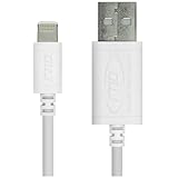 RND Apple Certified Lightning to Reversible USB 6ft Cable for iPhone (6 / 6 Plus / 5 / 5S / 5C) iPad (Air / Mini) iPod Touch Data Sync and Charge 8-Pin Cable (6 feet/1.8 Meters/White)