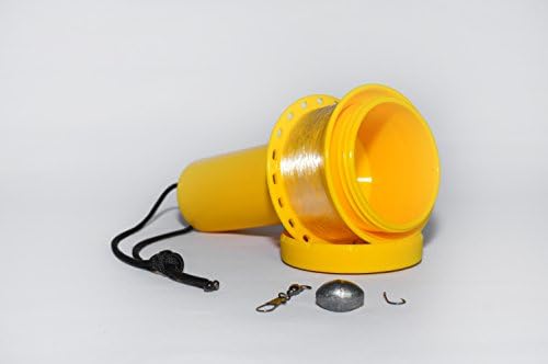 Murray Reel by Jurassic Fishing- Travel Hand Line Fishing Reel and Tackle Box in One