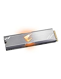 Gigabyte AORUS RGB NVMe M.2 512GB High Performance Gaming, Integrated Heatsink, Toshiba 3D NAND, DDR Cache Buffer, 5 Year Warranty SSD GP-ASM2NE2512GTTDR
