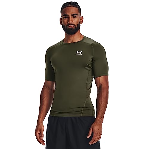 Under Armour Men's Armour HeatGear Compression Short-Sleeve T-Shirt, (390) Mari…