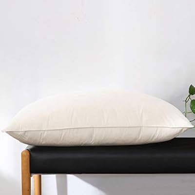 Alanzimo Luxury Original Siberian Goose Down Bed Pillow For