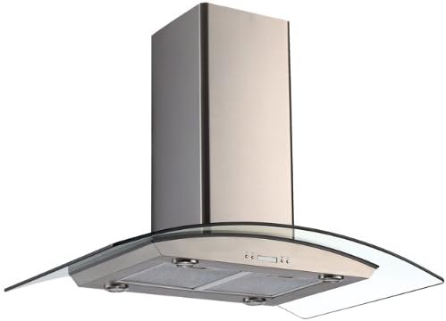 Amazon Com K Star K1008e Island Mounted Range Hood With Glass