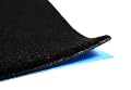 Neoprene Padded Adhesive Felt - Black - 13" Wide - Price Per 1 Foot - Sound Absorbing - Vibration Reducing