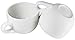 Serami Oversized Ceramic Coffee Mug with Handle - Large 22 oz Coffee Cup, Perfect for Latte, Cappuccino, Soup, Cereal - Ideal for Everyday Use - Ceramic Bowl Set, Large Coffee Mug Set (White 4 Pack)