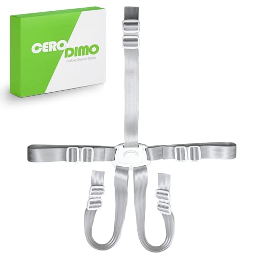 CeroDimo Universal High Chair Straps Replacement, Baby Stroller Replacement Parts 5 Point Harness for High Chairs, Prams, Buggies