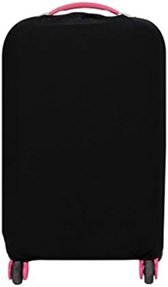 Yunhany Direct Protective Luggage Dust-Proof Cover Suitcase Elastic Anti Scratch Protector Cover (Color : Black, Size : 28")