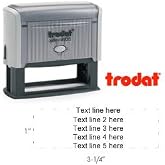 Trodat 4925 - Large Rubber Stamp